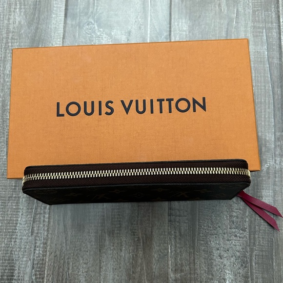Louis Vuitton Clemence Wallet. In box. Gently used. 7 7/8” long. Like new. - Picture 2 of 8